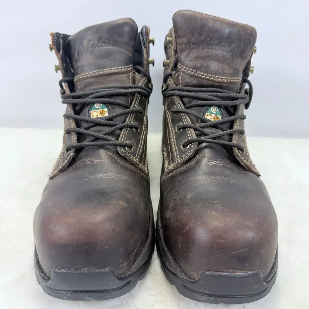 Cabela's Roughneck Ledger CSA Waterproof Composite Toe Work Boots Men’s Size 9.5
